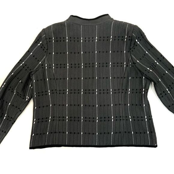 MING WANG Sweater Blazer (Sz Petite Large) - Picture 2 of 10